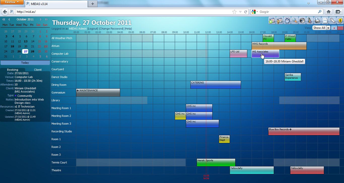 Screenshot of MIDAS MIDAS screenshot