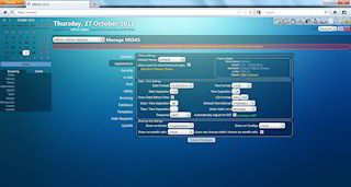 Admin Settings: Manage MIDAS