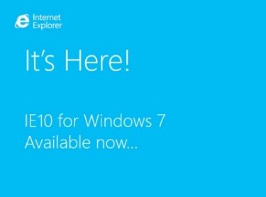 IE10 now available for Windows 7