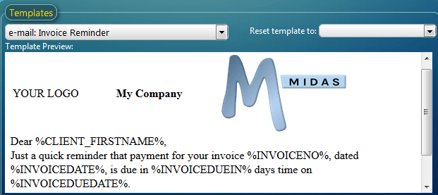 Invoice Reminder Template