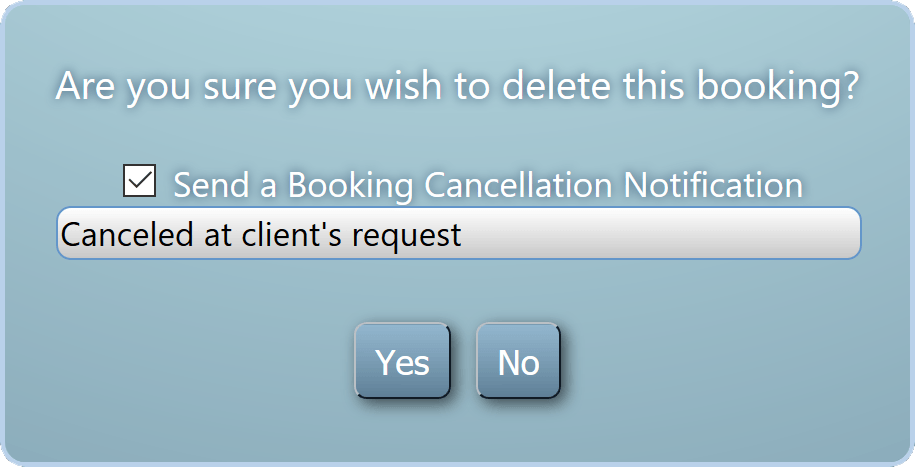 Send Booking Cancellation Notifications