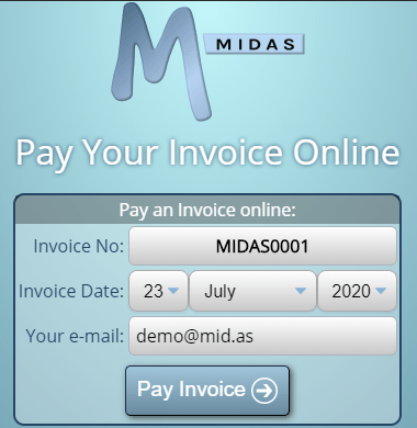 Allow customers to pay their invoices online