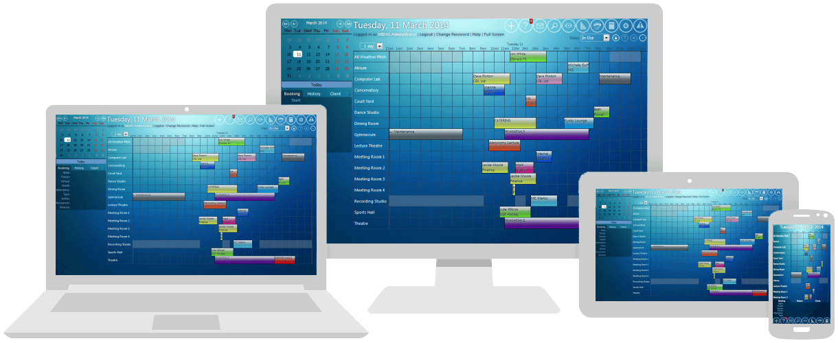 Room Booking and Resource Scheduling for your Desktop, Laptop, Tablet and Mobile Device